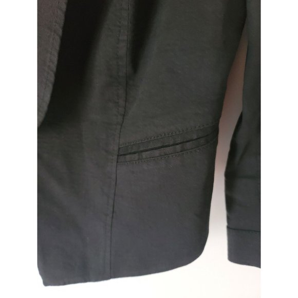 Bebe Blazer Jacket Size 8 Black - Picture 5 of 9